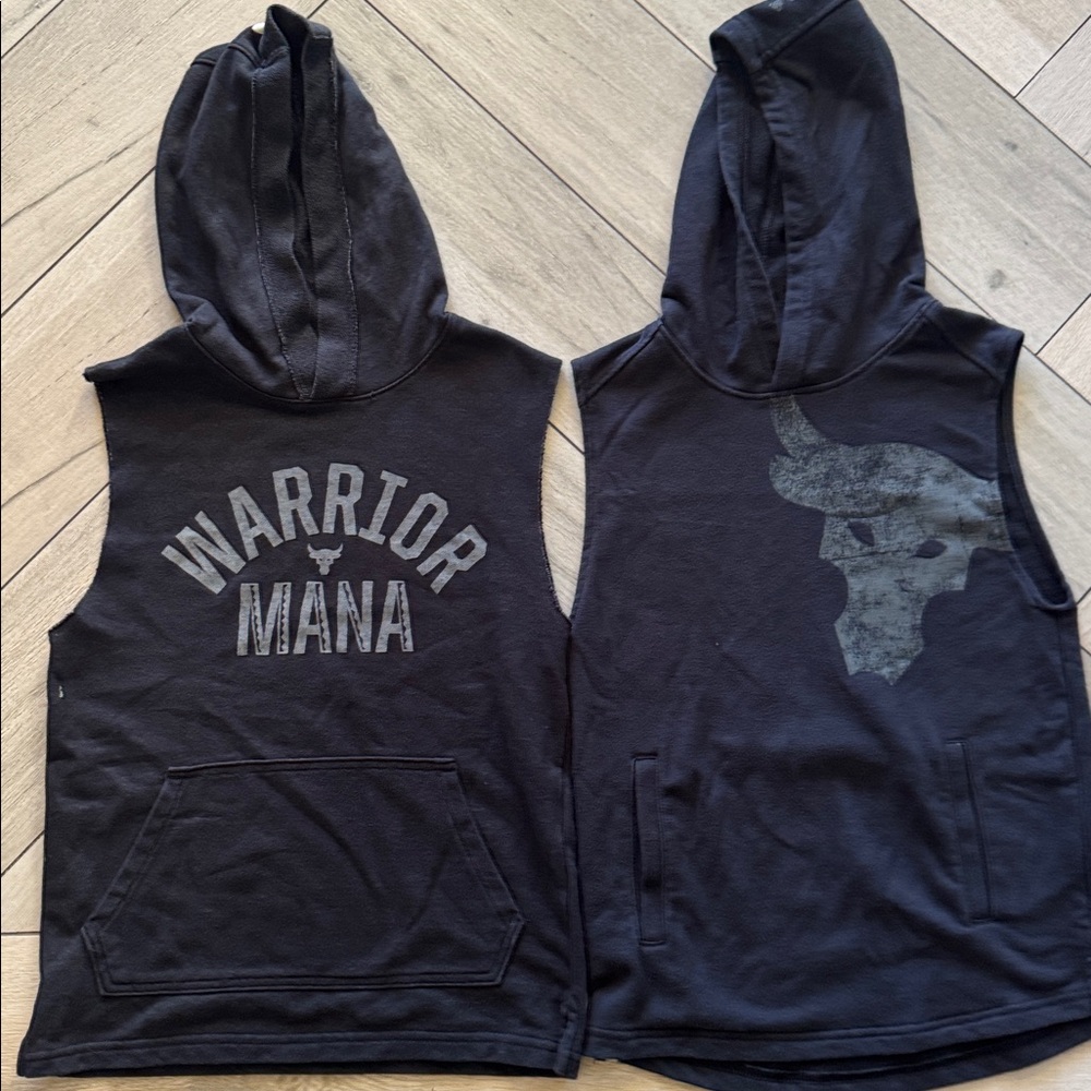 Under Armor The Rock Project Boys Youth Medium Hoodies sold as bundle